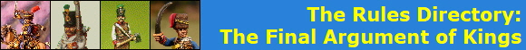 The Rules Directory:
The Final Argument of Kings